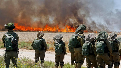 soldados israelíes El régimen sionista responsabiliza a Hamas de los sucesos en Gaza